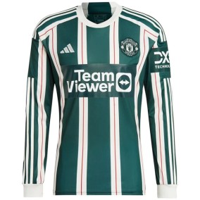 Seconda Maglia Manchester United 2023/2024 Manica Lunga